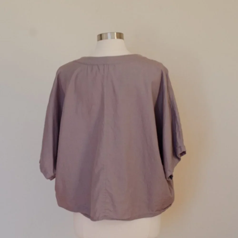 Express Oversized Mauve Blouse - Picture 2 of 4